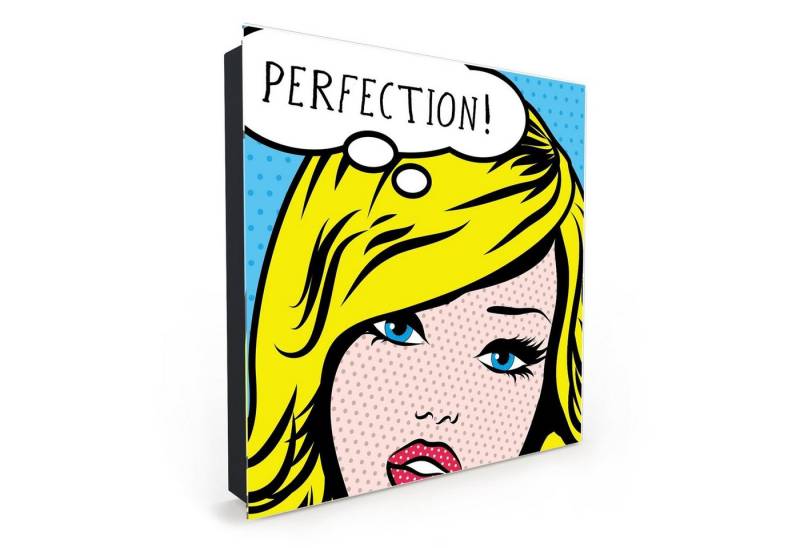 Primedeco Schlüsselkasten Magnetpinnwand mit Glasfront Perfektion Sprechblase (1 St) Primedeco Schlüsselkasten Magnetpinnwand mit Glasfront Perfektion Sprechblase (1 St) von Primedeco