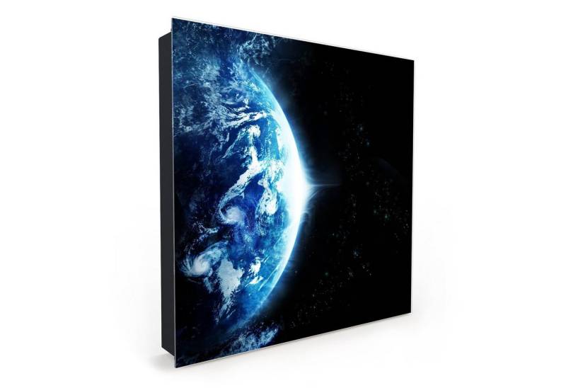 Primedeco Schlüsselkasten Magnetpinnwand mit Glasfront Sturm auf der Erde (1 St) von Primedeco