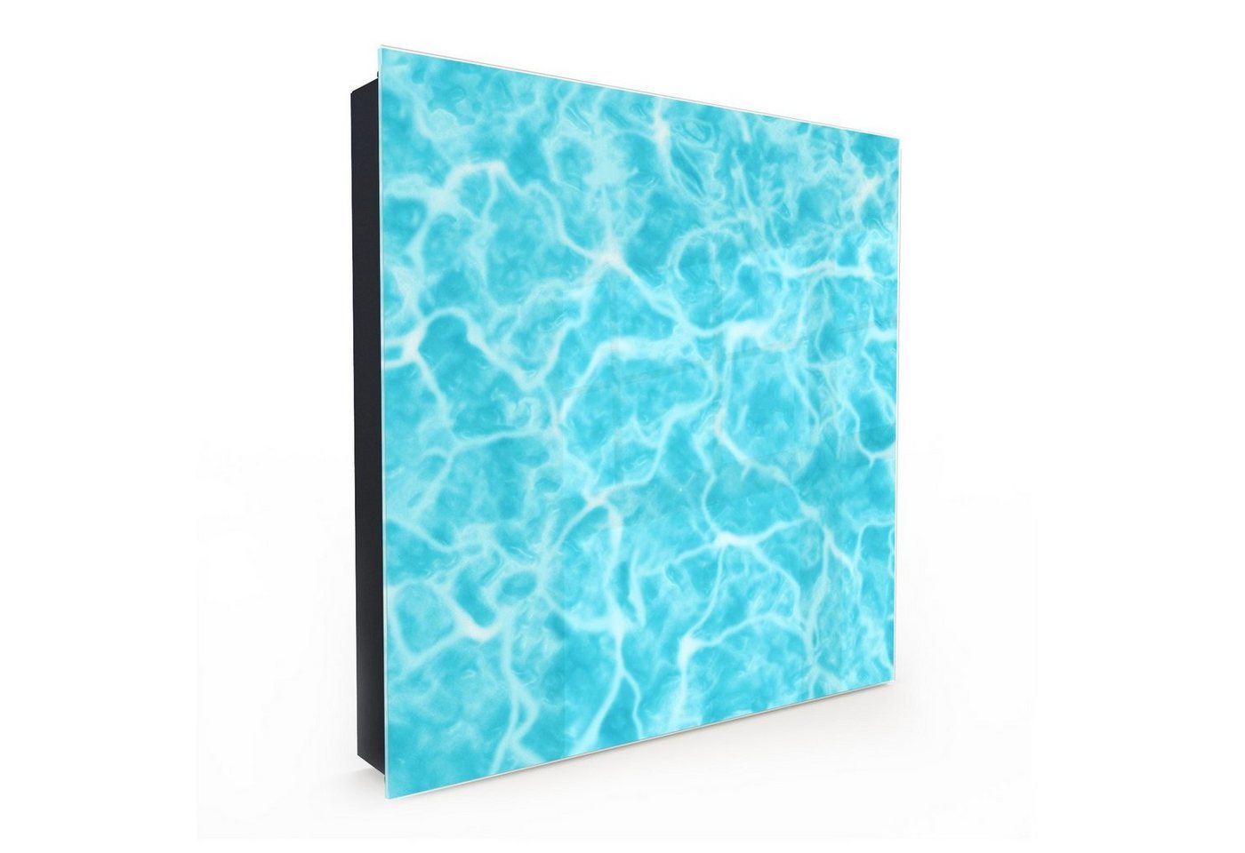 Primedeco Schlüsselkasten Magnetpinnwand und Memoboard mit Glasfront Motiv Wasser im Schwimmbad (1 St) von Primedeco