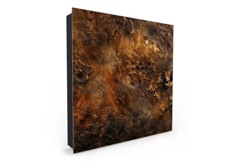 Primedeco Schlüsselkasten Magnetpinnwand mit Glasfront Abstrakte Erde (1 St) von Primedeco