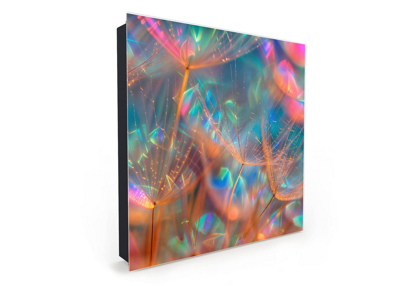 Primedeco Schlüsselkasten Magnetpinnwand mit Glasfront Schimmernde Natur (1 St) von Primedeco