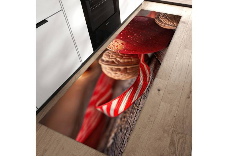 Primedeco Teppich Küchenteppich Apfel und Nüsse PVC rutschfest abwaschbar Läufer, Rechteckig, Höhe: 3 mm, Pflegeleicht & Wasserabweisend Primedeco Teppich Küchenteppich Apfel und Nüsse PVC rutschfest abwaschbar Läufer, Rechteckig, Höhe: 3 mm, Pflegeleicht & Wasserabweisend von Primedeco