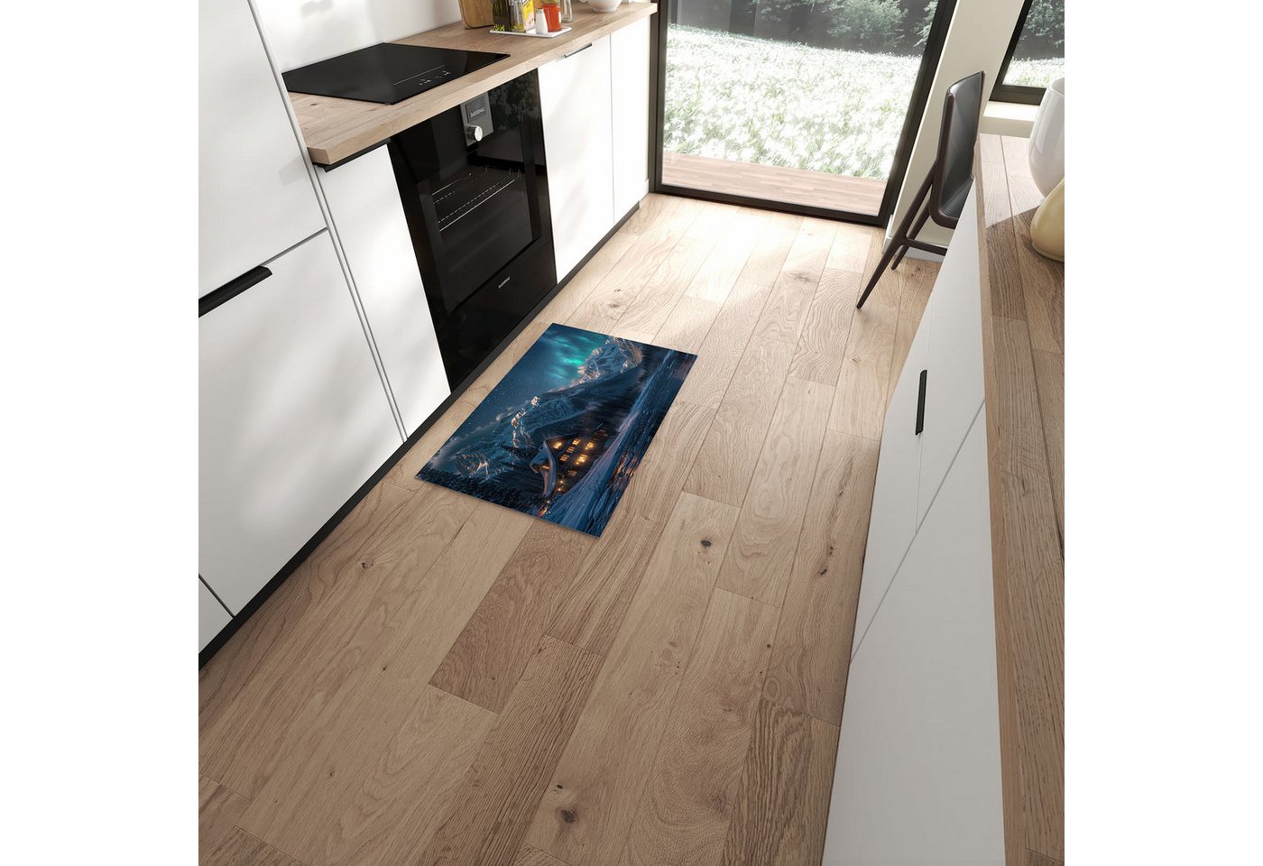 Primedeco Teppich Küchenteppich Berghütte im Winter PVC rutschfest abwaschbar Läufer, Rechteckig, Höhe: 3 mm, Pflegeleicht & Wasserabweisend Primedeco Teppich Küchenteppich Berghütte im Winter PVC rutschfest abwaschbar Läufer, Rechteckig, Höhe: 3 mm, Pflegeleicht & Wasserabweisend von Primedeco