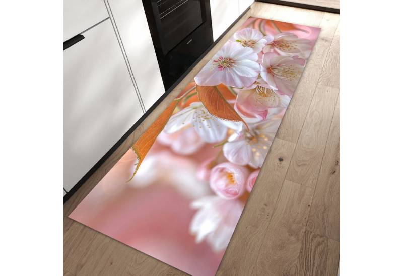Primedeco Teppich Küchenteppich Blühende Blüten PVC rutschfest abwaschbar Läufer, Rechteckig, Höhe: 3 mm, Pflegeleicht & Wasserabweisend Primedeco Teppich Küchenteppich Blühende Blüten PVC rutschfest abwaschbar Läufer, Rechteckig, Höhe: 3 mm, Pflegeleicht & Wasserabweisend von Primedeco