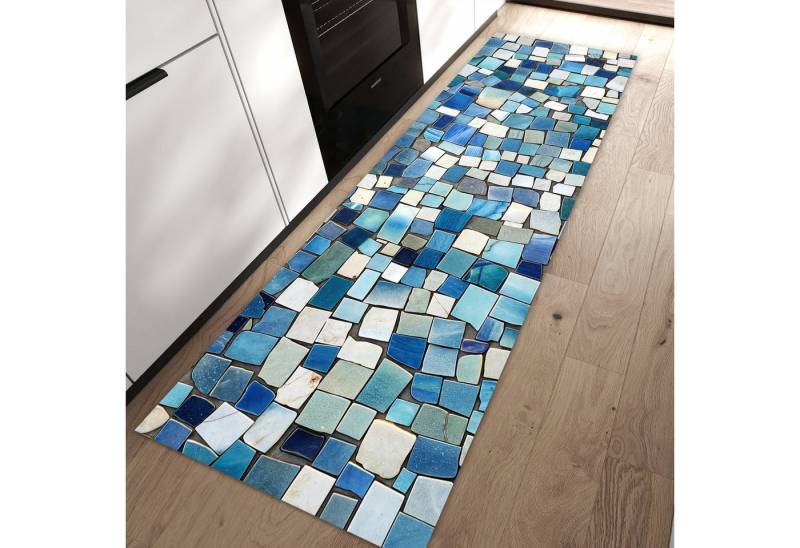 Primedeco Teppich Küchenteppich Bunte Kachelmuster PVC rutschfest abwaschbar Läufer, Rechteckig, Höhe: 3 mm, Pflegeleicht & Wasserabweisend Primedeco Teppich Küchenteppich Bunte Kachelmuster PVC rutschfest abwaschbar Läufer, Rechteckig, Höhe: 3 mm, Pflegeleicht & Wasserabweisend von Primedeco