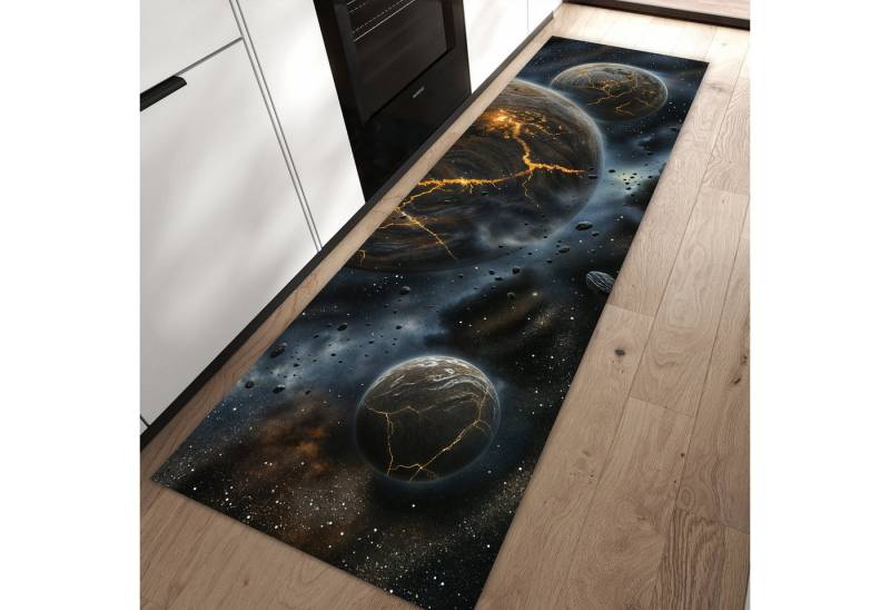 Primedeco Teppich Küchenteppich Drei Welten PVC rutschfest abwaschbar Läufer, Rechteckig, Höhe: 3 mm, Pflegeleicht & Wasserabweisend Primedeco Teppich Küchenteppich Drei Welten PVC rutschfest abwaschbar Läufer, Rechteckig, Höhe: 3 mm, Pflegeleicht & Wasserabweisend von Primedeco