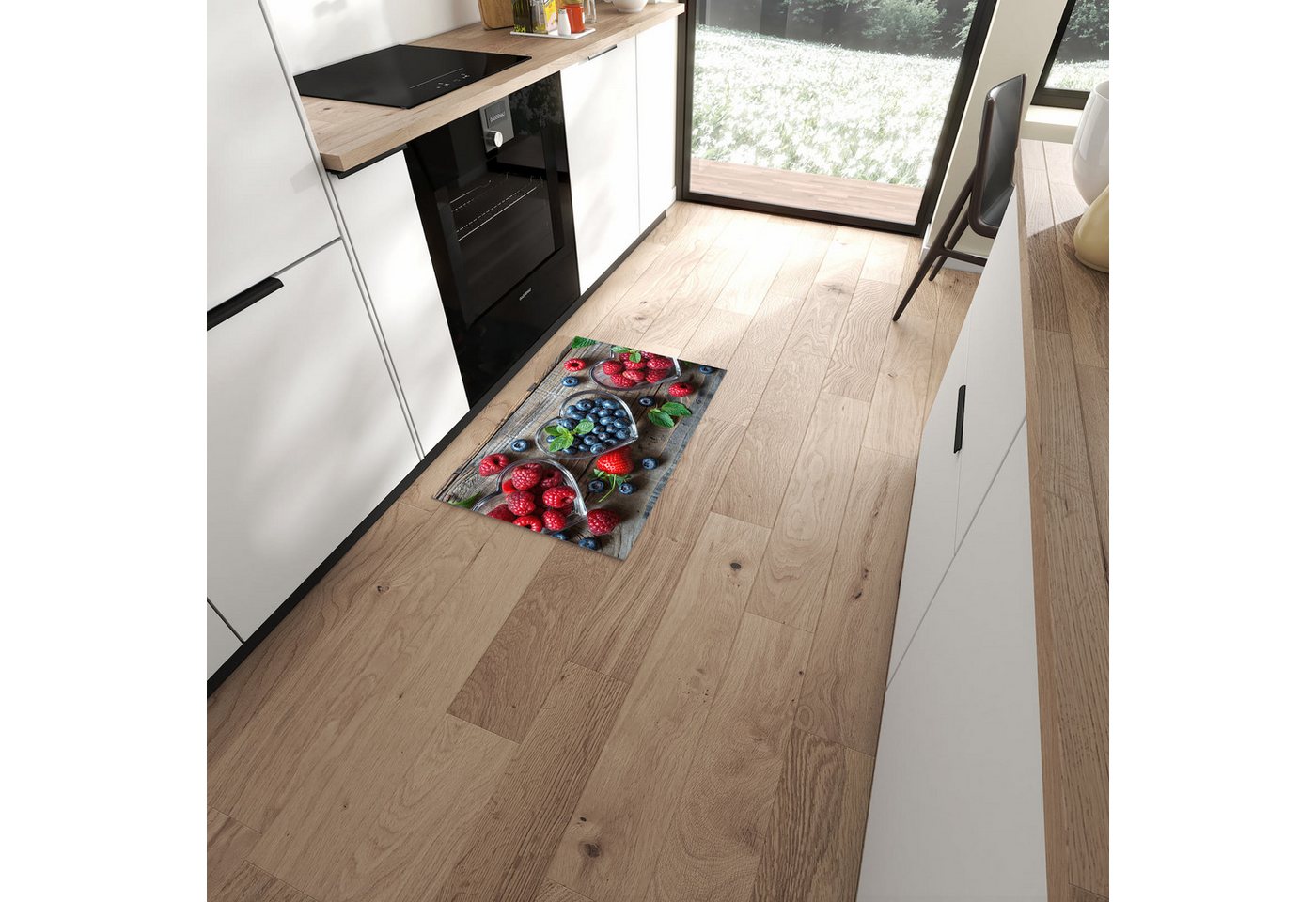 Primedeco Teppich Küchenteppich Herzschalen Beeren PVC rutschfest abwaschbar Läufer, Rechteckig, Höhe: 3 mm, Pflegeleicht & Wasserabweisend Primedeco Teppich Küchenteppich Herzschalen Beeren PVC rutschfest abwaschbar Läufer, Rechteckig, Höhe: 3 mm, Pflegeleicht & Wasserabweisend von Primedeco