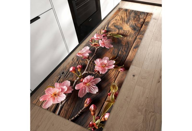 Primedeco Teppich Küchenteppich Holzblüten PVC rutschfest abwaschbar Läufer, Rechteckig, Höhe: 3 mm, Pflegeleicht & Wasserabweisend Primedeco Teppich Küchenteppich Holzblüten PVC rutschfest abwaschbar Läufer, Rechteckig, Höhe: 3 mm, Pflegeleicht & Wasserabweisend von Primedeco