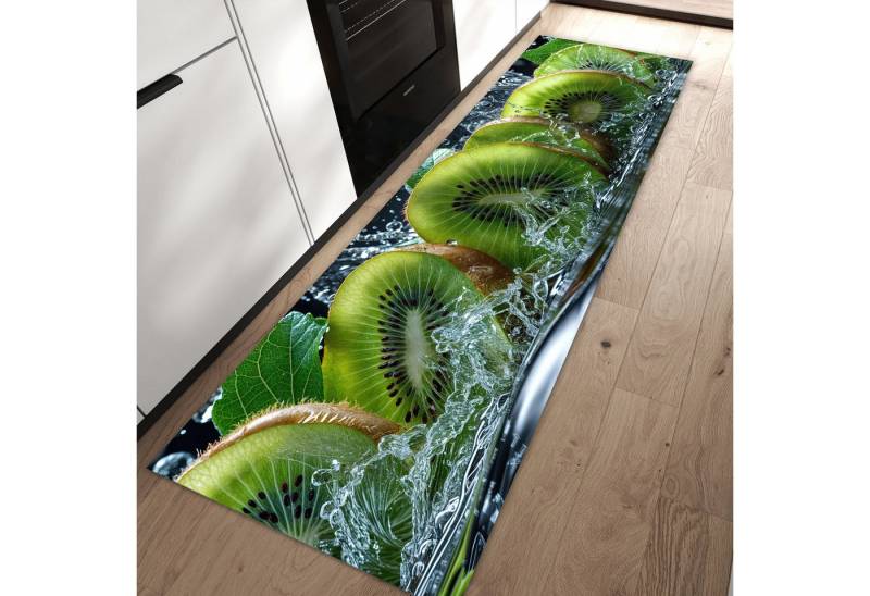 Primedeco Teppich Küchenteppich Kiwi und Wasser PVC rutschfest abwaschbar Läufer, Rechteckig, Höhe: 3 mm, Pflegeleicht & Wasserabweisend Primedeco Teppich Küchenteppich Kiwi und Wasser PVC rutschfest abwaschbar Läufer, Rechteckig, Höhe: 3 mm, Pflegeleicht & Wasserabweisend von Primedeco