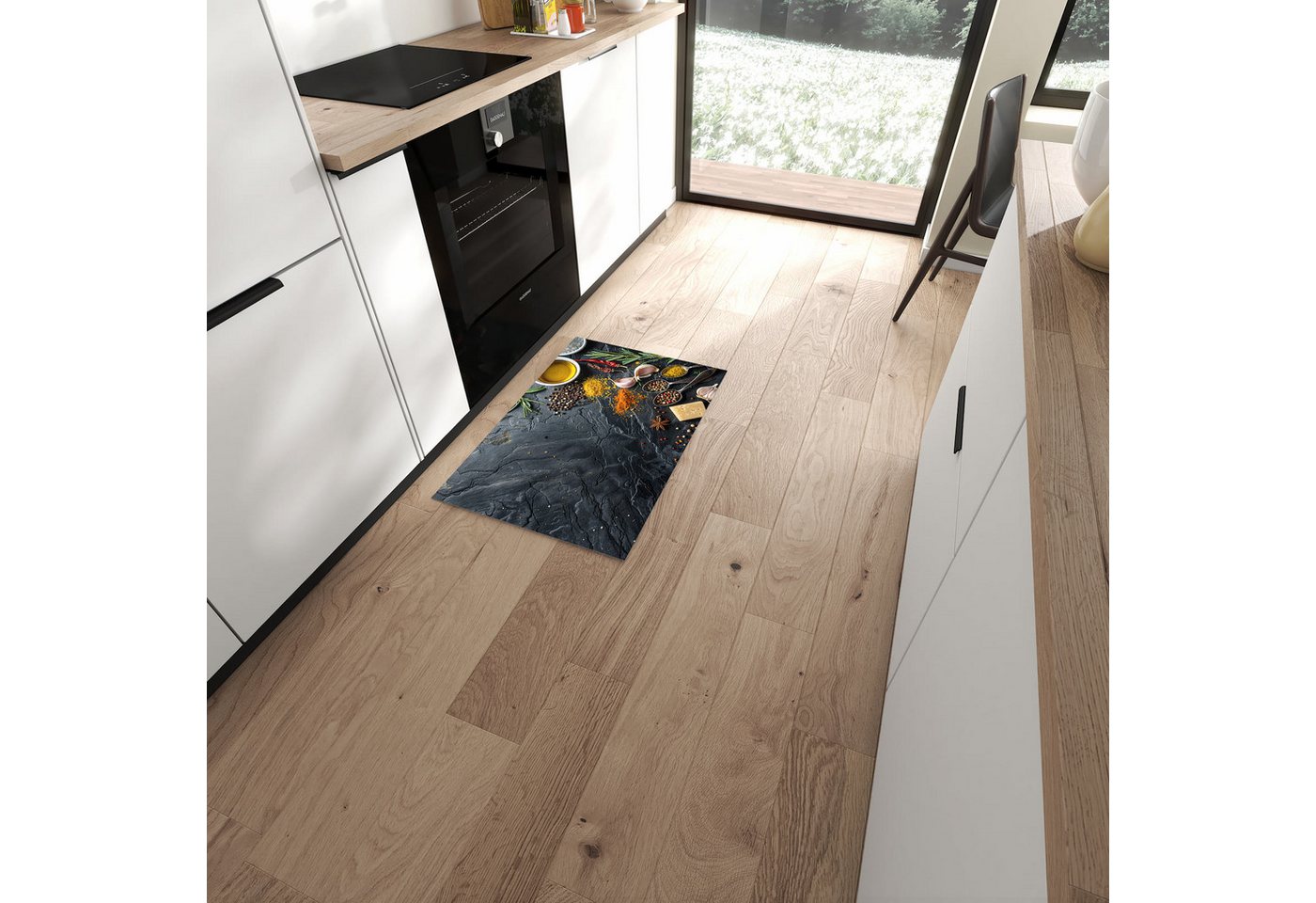 Primedeco Teppich Küchenteppich Küche Zutaten PVC rutschfest abwaschbar Läufer, Rechteckig, Höhe: 3 mm, Pflegeleicht & Wasserabweisend Primedeco Teppich Küchenteppich Küche Zutaten PVC rutschfest abwaschbar Läufer, Rechteckig, Höhe: 3 mm, Pflegeleicht & Wasserabweisend von Primedeco