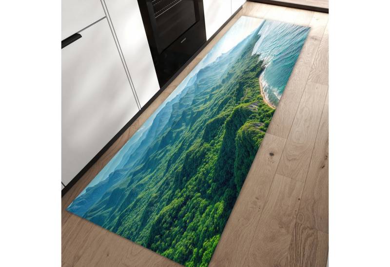 Primedeco Teppich Küchenteppich Küstenlandschaft PVC rutschfest abwaschbar Läufer, Rechteckig, Höhe: 3 mm, Pflegeleicht & Wasserabweisend Primedeco Teppich Küchenteppich Küstenlandschaft PVC rutschfest abwaschbar Läufer, Rechteckig, Höhe: 3 mm, Pflegeleicht & Wasserabweisend von Primedeco