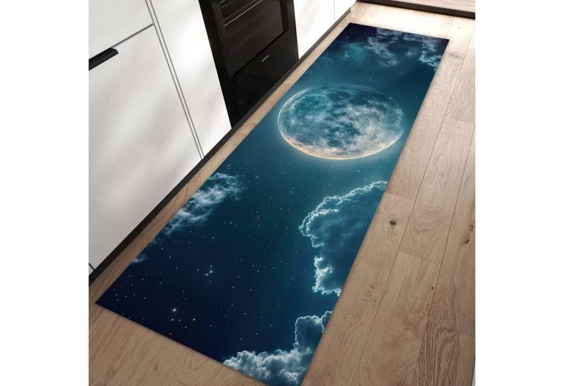 Primedeco Teppich Küchenteppich Mond über Wolken PVC rutschfest abwaschbar Läufer, Rechteckig, Höhe: 3 mm, Pflegeleicht & Wasserabweisend Primedeco Teppich Küchenteppich Mond über Wolken PVC rutschfest abwaschbar Läufer, Rechteckig, Höhe: 3 mm, Pflegeleicht & Wasserabweisend von Primedeco