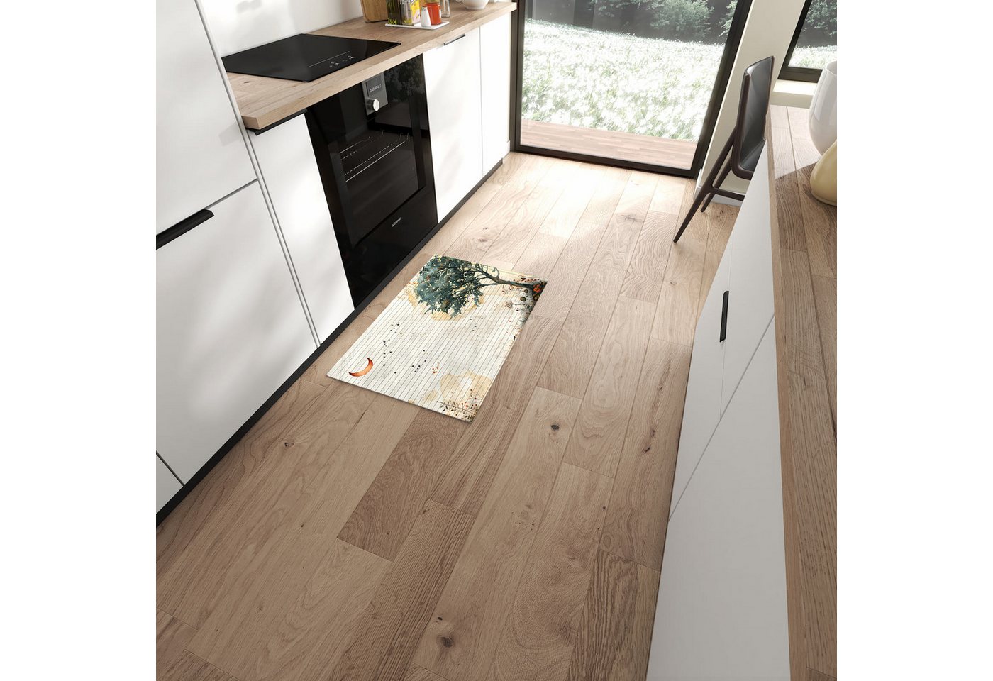 Primedeco Teppich Küchenteppich Natur Notizblock PVC rutschfest abwaschbar Läufer, Rechteckig, Höhe: 3 mm, Pflegeleicht & Wasserabweisend Primedeco Teppich Küchenteppich Natur Notizblock PVC rutschfest abwaschbar Läufer, Rechteckig, Höhe: 3 mm, Pflegeleicht & Wasserabweisend von Primedeco