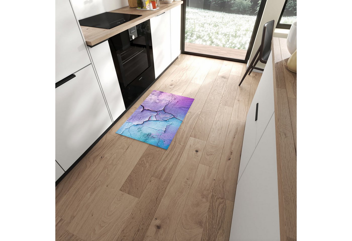 Primedeco Teppich Küchenteppich Oberfläche des Rissige PVC rutschfest abwaschbar Läufer, Rechteckig, Höhe: 3 mm, Pflegeleicht & Wasserabweisend Primedeco Teppich Küchenteppich Oberfläche des Rissige PVC rutschfest abwaschbar Läufer, Rechteckig, Höhe: 3 mm, Pflegeleicht & Wasserabweisend von Primedeco