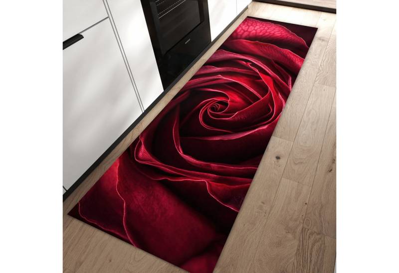 Primedeco Teppich Küchenteppich Rose Makroaufnahme PVC rutschfest abwaschbar Läufer, Rechteckig, Höhe: 3 mm, Pflegeleicht & Wasserabweisend Primedeco Teppich Küchenteppich Rose Makroaufnahme PVC rutschfest abwaschbar Läufer, Rechteckig, Höhe: 3 mm, Pflegeleicht & Wasserabweisend von Primedeco