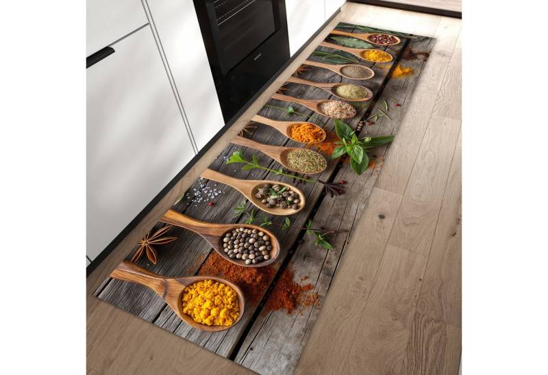 Primedeco Teppich Küchenteppich Sanfte Küchengewürze PVC rutschfest abwaschbar Läufer, Rechteckig, Höhe: 3 mm, Pflegeleicht & Wasserabweisend Primedeco Teppich Küchenteppich Sanfte Küchengewürze PVC rutschfest abwaschbar Läufer, Rechteckig, Höhe: 3 mm, Pflegeleicht & Wasserabweisend von Primedeco