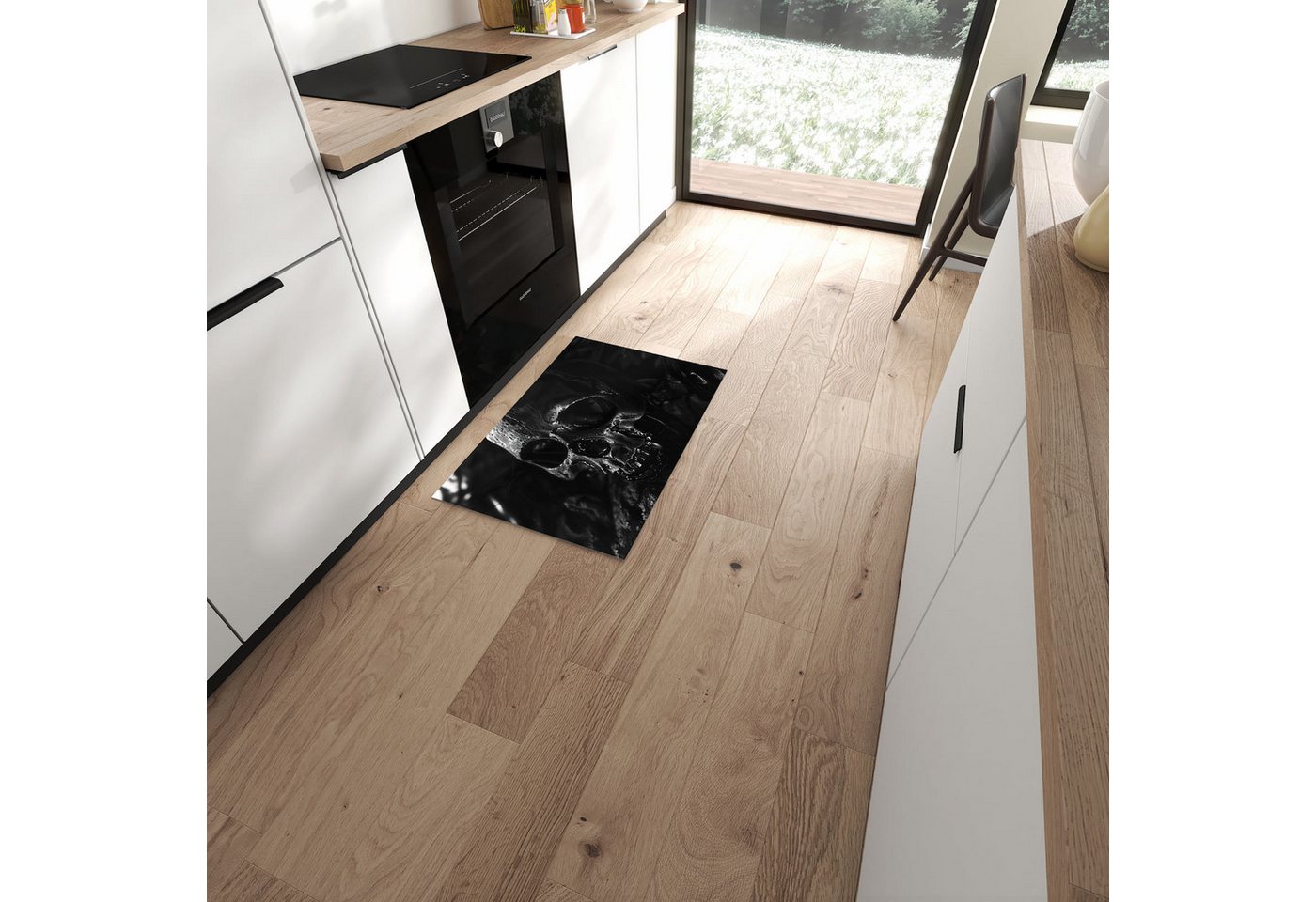Primedeco Teppich Küchenteppich Schädelaufnahme PVC rutschfest abwaschbar Läufer, Rechteckig, Höhe: 3 mm, Pflegeleicht & Wasserabweisend Primedeco Teppich Küchenteppich Schädelaufnahme PVC rutschfest abwaschbar Läufer, Rechteckig, Höhe: 3 mm, Pflegeleicht & Wasserabweisend von Primedeco