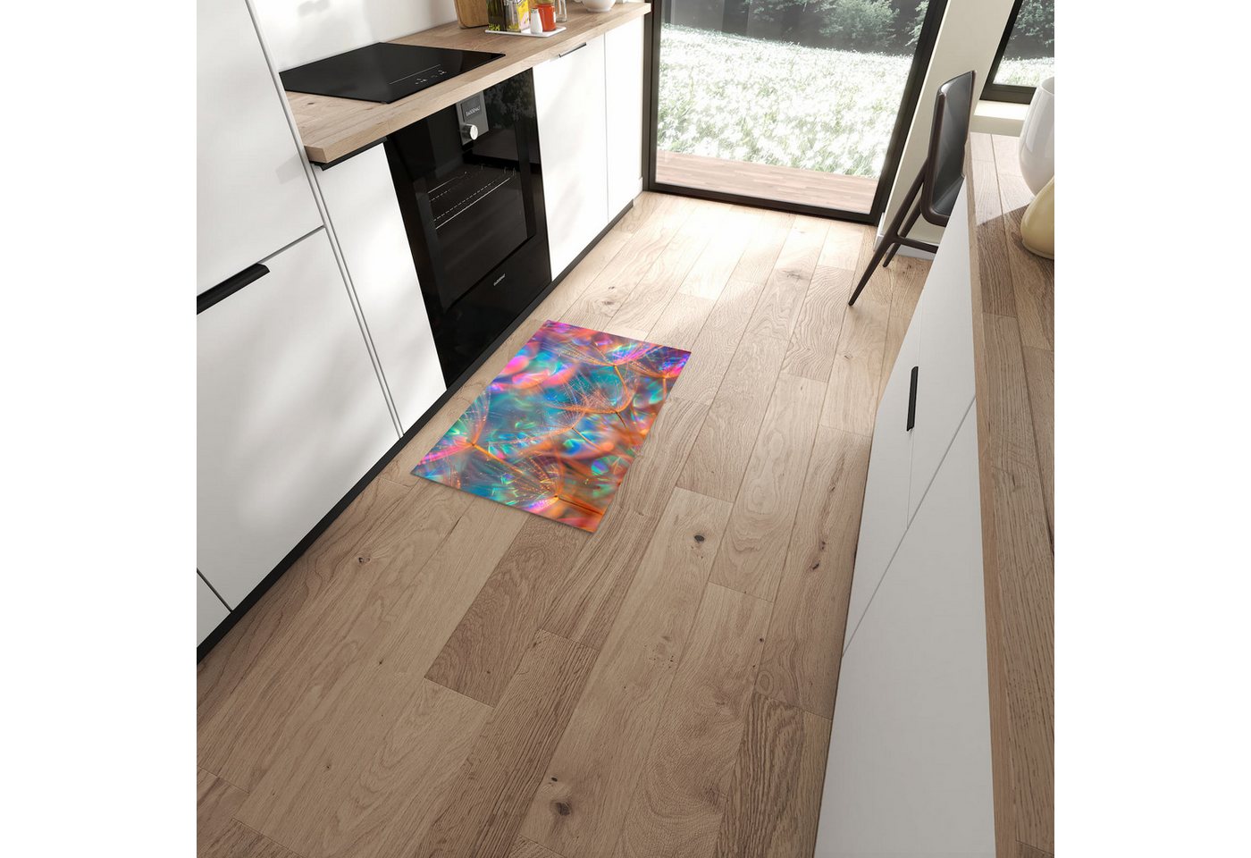 Primedeco Teppich Küchenteppich Schimmernde Natur PVC rutschfest abwaschbar Läufer, Rechteckig, Höhe: 3 mm, Pflegeleicht & Wasserabweisend Primedeco Teppich Küchenteppich Schimmernde Natur PVC rutschfest abwaschbar Läufer, Rechteckig, Höhe: 3 mm, Pflegeleicht & Wasserabweisend von Primedeco