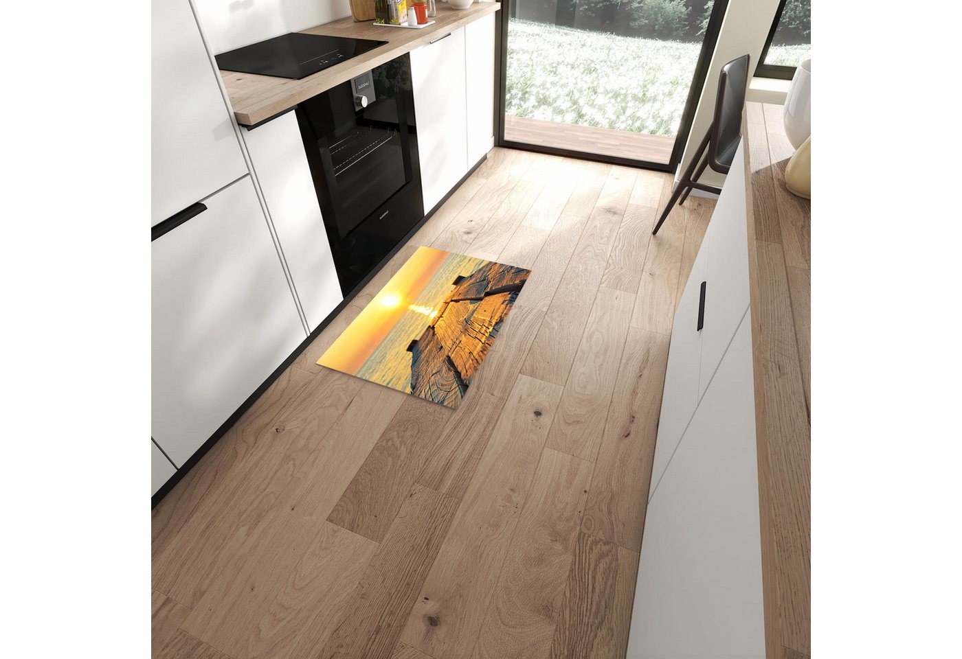 Primedeco Teppich Küchenteppich Sonnenuntergang & Meer PVC rutschfest abwaschbar Läufer, Rechteckig, Höhe: 3 mm, Pflegeleicht & Wasserabweisend Primedeco Teppich Küchenteppich Sonnenuntergang & Meer PVC rutschfest abwaschbar Läufer, Rechteckig, Höhe: 3 mm, Pflegeleicht & Wasserabweisend von Primedeco