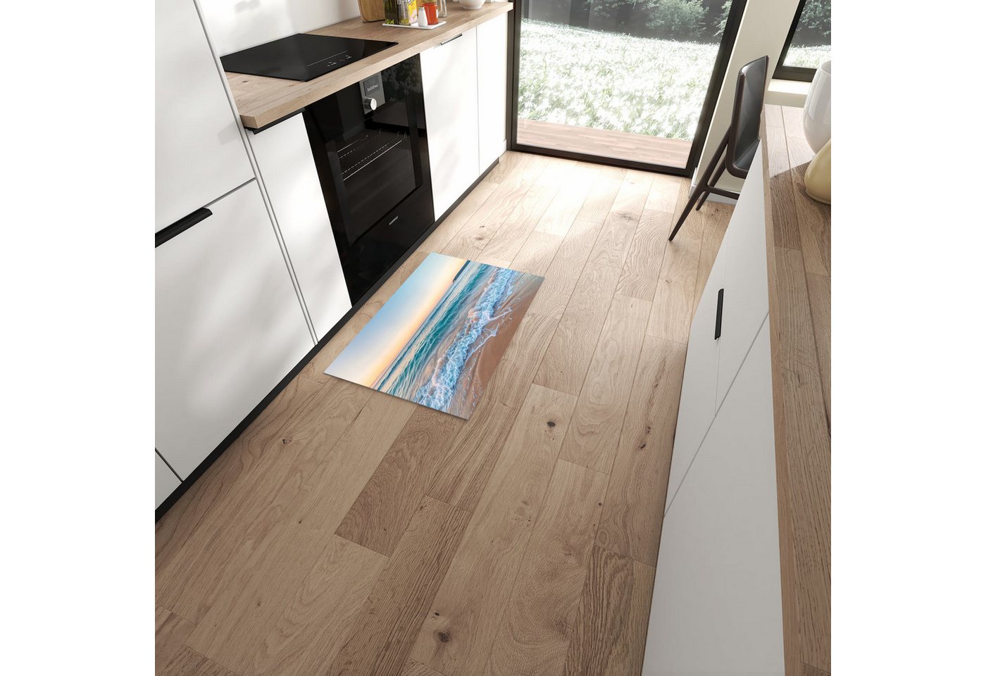Primedeco Teppich Küchenteppich Strandhorizont PVC rutschfest abwaschbar Läufer, Rechteckig, Höhe: 3 mm, Pflegeleicht & Wasserabweisend Primedeco Teppich Küchenteppich Strandhorizont PVC rutschfest abwaschbar Läufer, Rechteckig, Höhe: 3 mm, Pflegeleicht & Wasserabweisend von Primedeco