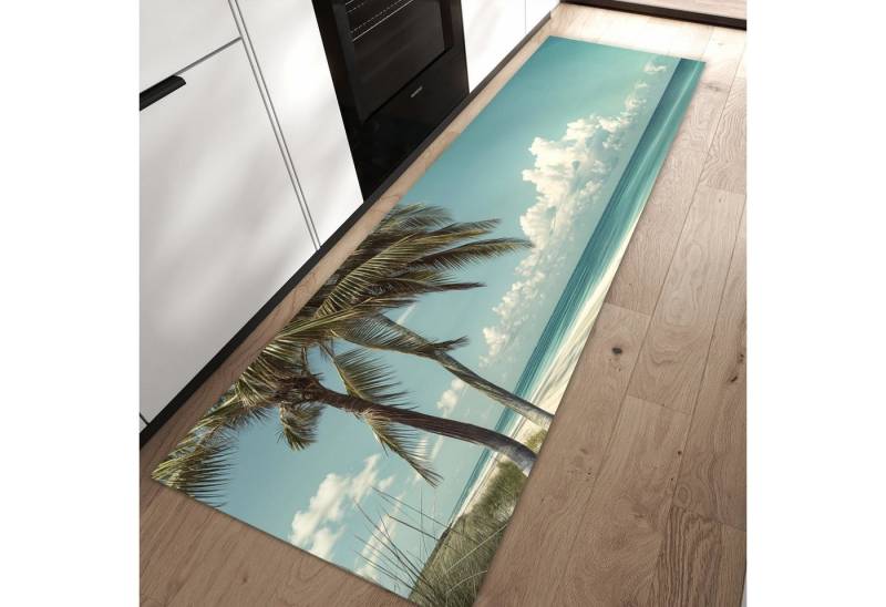 Primedeco Teppich Küchenteppich Strandstraße Palmen PVC rutschfest abwaschbar Läufer, Rechteckig, Höhe: 3 mm, Pflegeleicht & Wasserabweisend Primedeco Teppich Küchenteppich Strandstraße Palmen PVC rutschfest abwaschbar Läufer, Rechteckig, Höhe: 3 mm, Pflegeleicht & Wasserabweisend von Primedeco