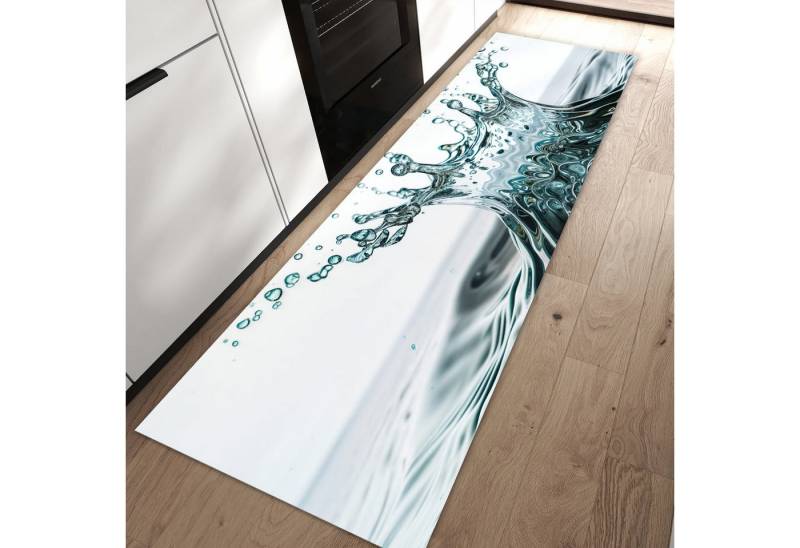 Primedeco Teppich Küchenteppich Wassertropfen Splash PVC rutschfest abwaschbar Läufer, Rechteckig, Höhe: 3 mm, Pflegeleicht & Wasserabweisend Primedeco Teppich Küchenteppich Wassertropfen Splash PVC rutschfest abwaschbar Läufer, Rechteckig, Höhe: 3 mm, Pflegeleicht & Wasserabweisend von Primedeco