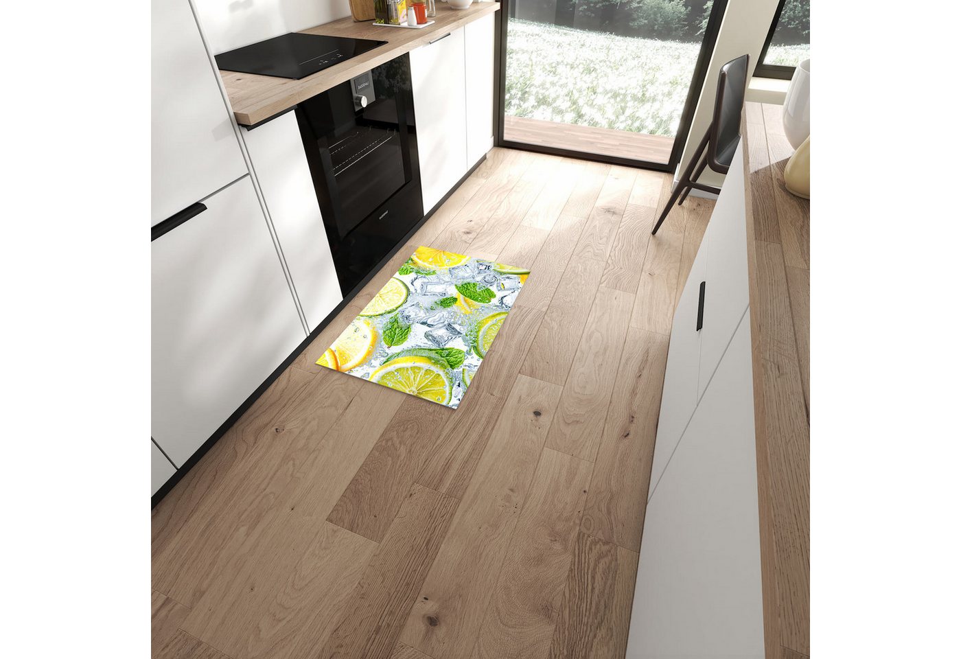 Primedeco Teppich Küchenteppich Zitrusfrische PVC rutschfest abwaschbar Läufer, Rechteckig, Höhe: 3 mm, Pflegeleicht & Wasserabweisend Primedeco Teppich Küchenteppich Zitrusfrische PVC rutschfest abwaschbar Läufer, Rechteckig, Höhe: 3 mm, Pflegeleicht & Wasserabweisend von Primedeco