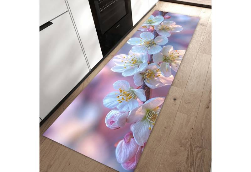 Primedeco Teppich Küchenteppich Zweig von Blühender PVC rutschfest abwaschbar Läufer, Rechteckig, Höhe: 3 mm, Pflegeleicht & Wasserabweisend Primedeco Teppich Küchenteppich Zweig von Blühender PVC rutschfest abwaschbar Läufer, Rechteckig, Höhe: 3 mm, Pflegeleicht & Wasserabweisend von Primedeco