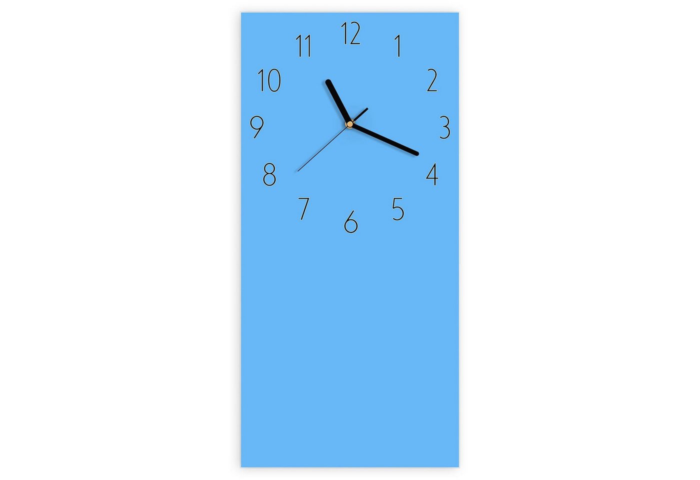 Primedeco Wanduhr Glasuhr Wandkunst Größe 30 x 60 cm mit Motiv Himmelblauer Hintergrund Primedeco Wanduhr Glasuhr Wandkunst Größe 30 x 60 cm mit Motiv Himmelblauer Hintergrund von Primedeco