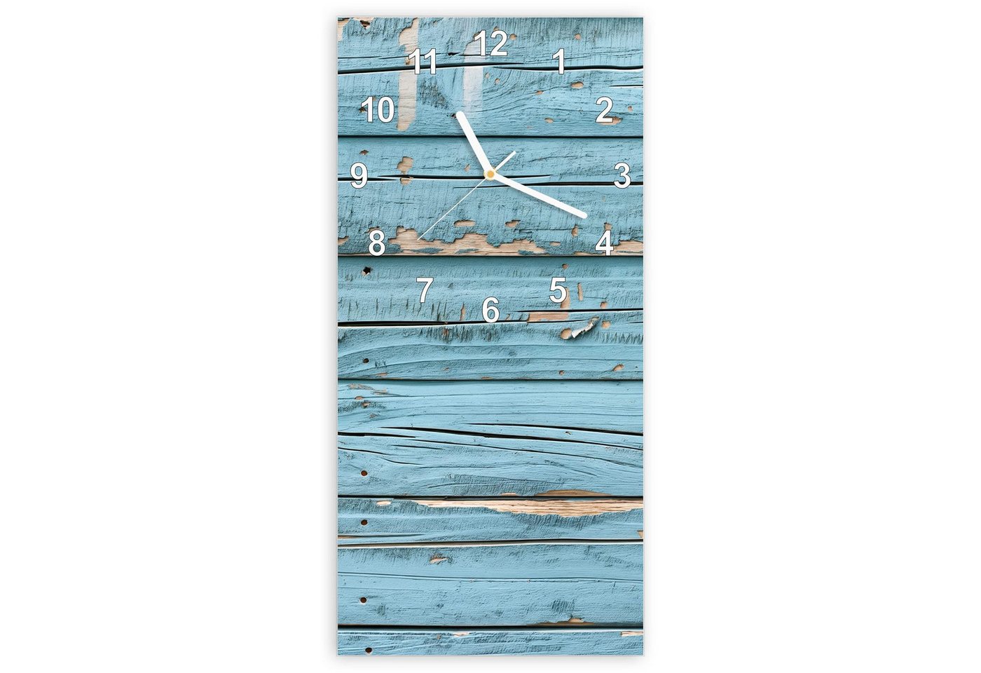 Primedeco Wanduhr Glasuhr Wandkunst Größe 30 x 60 cm mit Motiv Verwittertes Holz Primedeco Wanduhr Glasuhr Wandkunst Größe 30 x 60 cm mit Motiv Verwittertes Holz von Primedeco