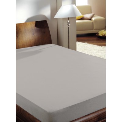 Primera Spannbettlaken Mako Satin 100% Baumwolle Taupe 180 x 200 cm von Primera Sempre