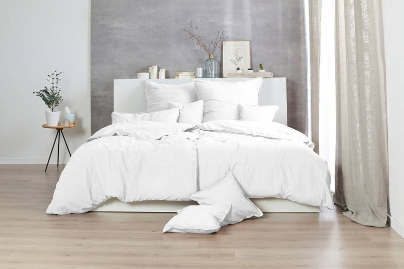 Primera Bettwäsche Stone-Washed in Gr. 135x200, 155x220 oder 200x200 cm, Renforcé, 2 teilig, 100% Baumwolle, Bettwäsche in feinem Knitterlook, weicher Griff Primera Bettwäsche Stone-Washed in Gr. 135x200, 155x220 oder 200x200 cm, Renforcé, 2 teilig, 100% Baumwolle, Bettwäsche in feinem Knitterlook, weicher Griff von Primera