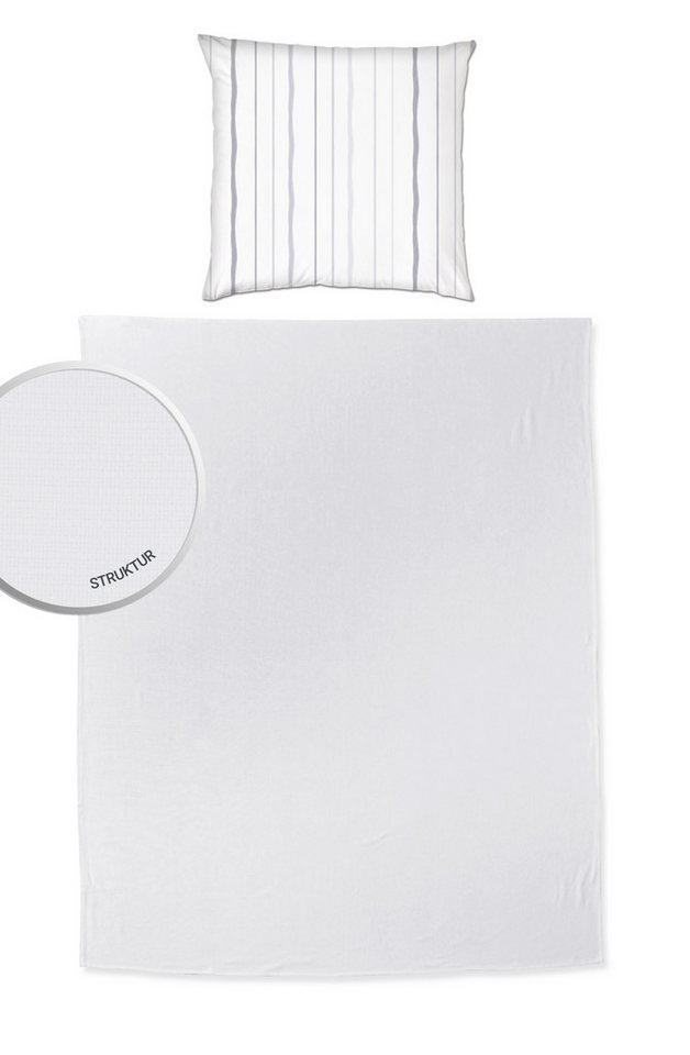 Primera Bettwäsche Baumwolle Sommer-Set, Renforcé, 2 teilig, mit sanften Farbtönen von Primera