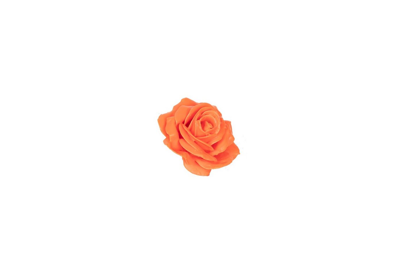 Trockenblume 12er Set Wachsrose - Orange, Primera, Höhe 25 cm von Primera
