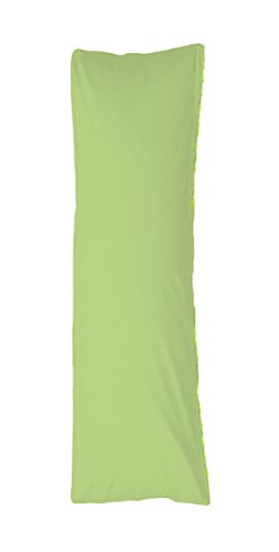hochwertiges Jersey-Seitenschläferkissen-Bezug, grün, 140x40cm hochwertiges Jersey-Seitenschläferkissen-Bezug, grün, 140x40cm von Primera