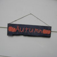 Primitive Volkskunst Herbst Zeichen Original Kürbis Malerei Halloween Dekor von PrimitiveHalloween