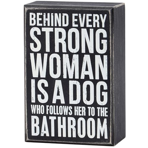 Behind Every Strong Woman Box Schild Behind Every Strong Woman Box Schild von Primitives by Kathy