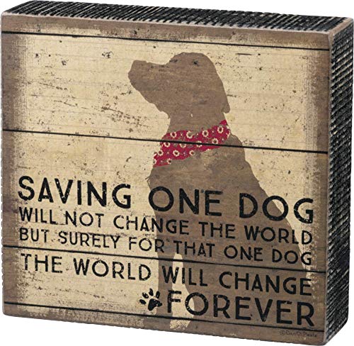 Primitives by Kathy 33718 Schild mit Aufschrift "One Dog" von Primitives by Kathy