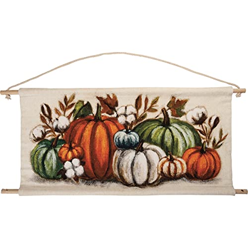 Primitives by Kathy Dekoratives Wanddekor mit Herbstmotiv und Kürbissen von Primitives by Kathy