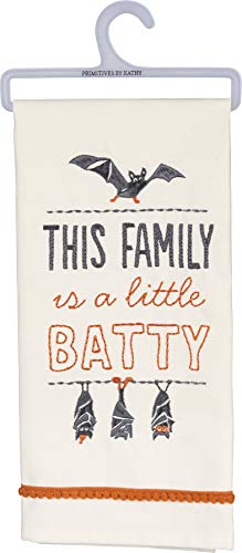 Primitives by Kathy Embroidered Halloween Geschirrtuch, Batty Family, 18 x 26-Inch Primitives by Kathy Embroidered Halloween Geschirrtuch, Batty Family, 18 x 26-Inch von Primitives by Kathy