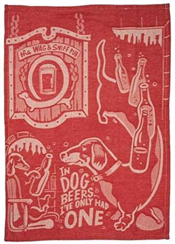 Primitives by Kathy Jacquard Geschirrtuch – in Dog Beers I've Only Had One von Primitives by Kathy