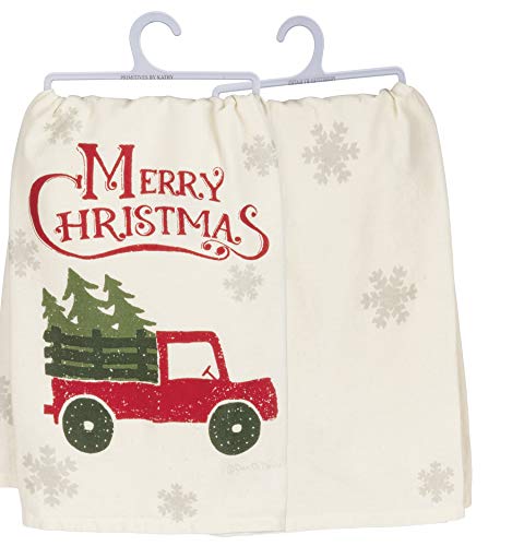 Primitives by Kathy Rustic Holiday Geschirrtuch, Weihnachts-Truck, 28 x 28-Inches Primitives by Kathy Rustic Holiday Geschirrtuch, Weihnachts-Truck, 28 x 28-Inches von Primitives by Kathy