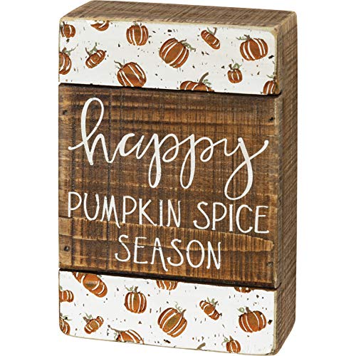 Primitives by Kathy Rustikales Fall-Schild – Happy Pumpkin Spice Season – 10,2 x 15,2 cm von Primitives by Kathy