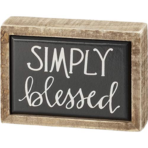Primitives by Kathy Simply Blessed Box Sign Mini Primitives by Kathy Simply Blessed Box Sign Mini von Primitives by Kathy