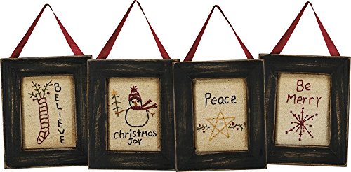 Primitives by Kathy Stickerei-Set, Motiv Be Merry, 4 Stück von Primitives by Kathy