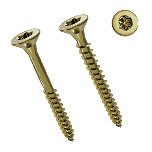 PARCO Universalschrauben 5,0x50mm TX25 Vollgewinde, 200 Stück, Senkkopf, Verzinkt, Torx Schrauben, Holzschrauben, Spanplattenschrauben, German Quality PARCO Universalschrauben 5,0x50mm TX25 Vollgewinde, 200 Stück, Senkkopf, Verzinkt, Torx Schrauben, Holzschrauben, Spanplattenschrauben, German Quality von PARCO