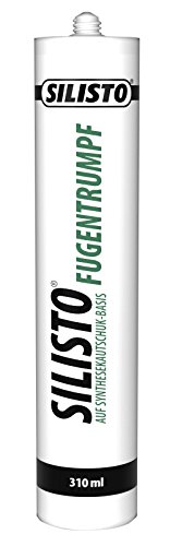 SILISTO Bitumen Dichtmasse 310ml - Fugentrumpf Dichtungsmasse - Bitumendichtstoff - vielseitig einsetzbar - 1K Transparent von Primo-Befestigungstechnik GmbH