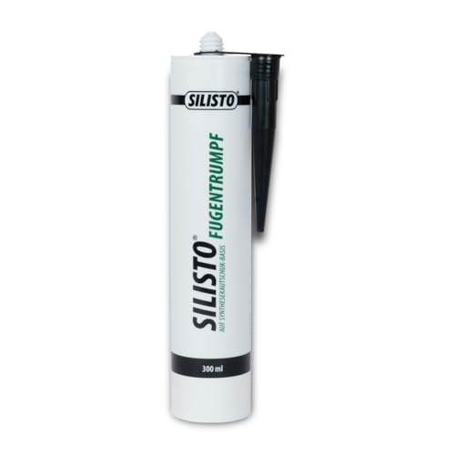 SILISTO Bitumen Dichtmasse 310ml - Fugentrumpf Dichtungsmasse - Bitumendichtstoff - vielseitig einsetzbar - 1K Transparent von Primo-Befestigungstechnik GmbH