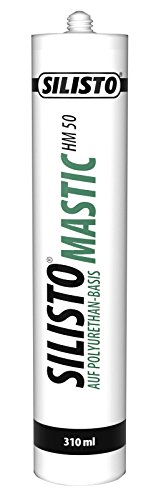 SILISTO Mastic HM 50 Karosseriekleber Dichtmasse außen - 310ml Kartusche - Karosseriedichtmasse - Braun von Primo-Befestigungstechnik GmbH