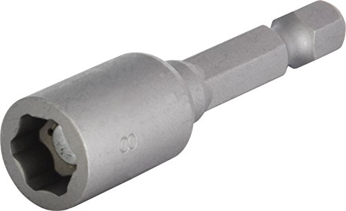 Steckschlüsseleinsatz SW 8+ mit Magnet Adapter Spezial Fassadenbauschrauben 451M8P von Twistec